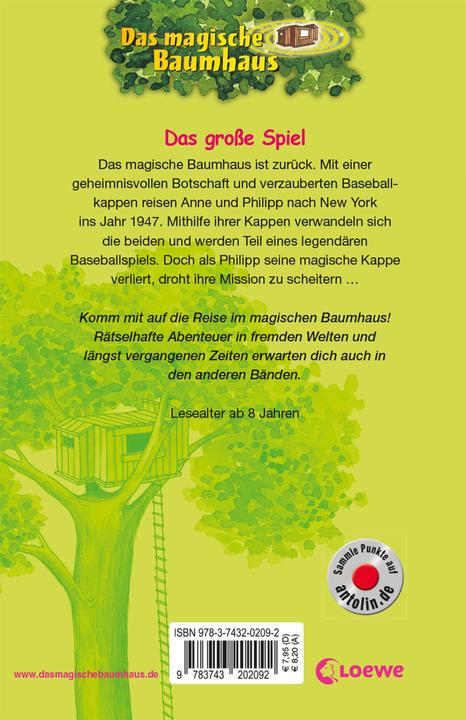 Produktbild Das magische Baumhaus - Das grosse Spiel (Deutsch, Mary Pope Osborne, 2018)