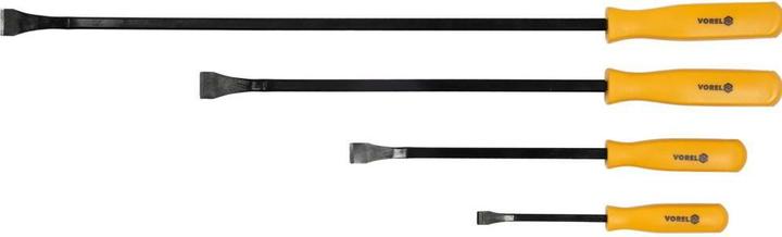 Actual product image Toya Pry Bar Set 4 pcs Assembly Levers Assembly Irons Chisels Levers Crowbars