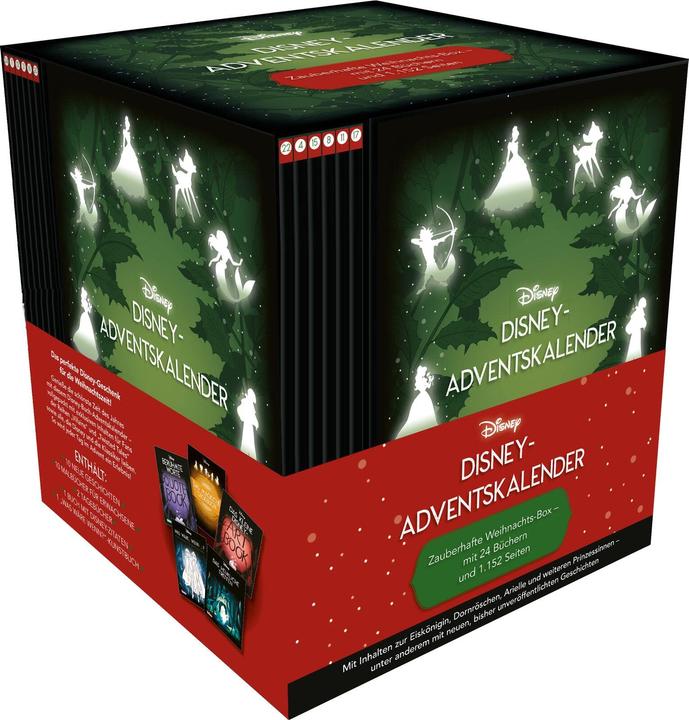 Actual product image Disney Advent Calendar 2023 - magical Christmas box with 24 books and 1,152 pages