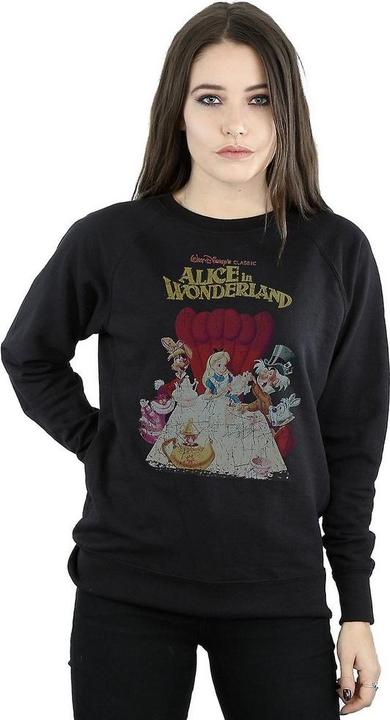 Image du produit Alice In Wonderland Poster Rétro Sweat-shirt en coton (XXL)