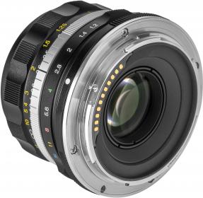 Actual product image Voigtländer Nokton D35mm / 1.2 black (Nikon Z, APS-C / DX)