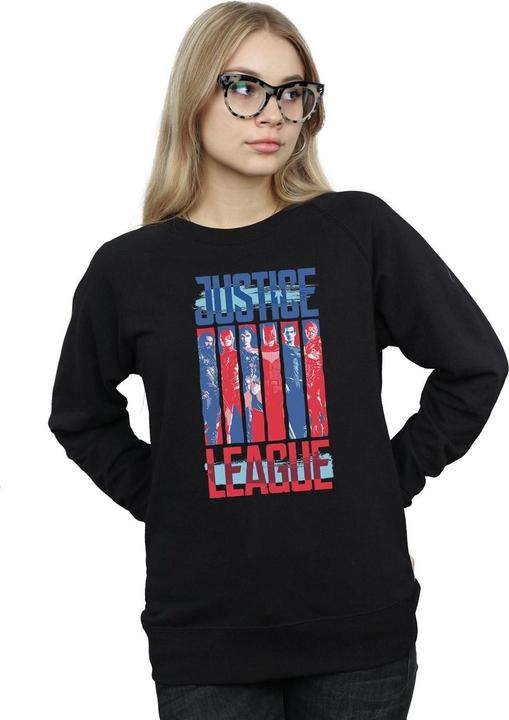 Image du produit - Sweat JUSTICE LEAGUE MOVIE TEAM FLAG - Femme (S)