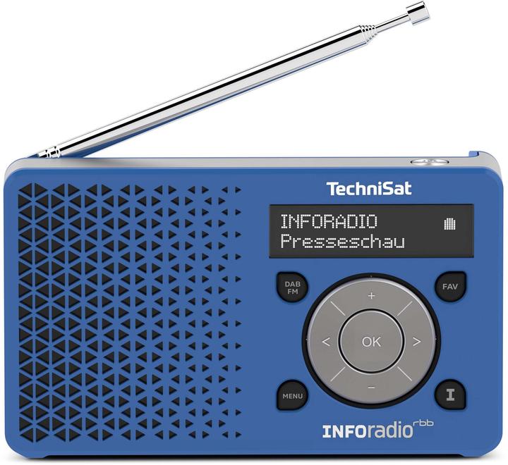 Image du produit TechniSat DigitRadio 1 Inforadio-Edition rbb sombre/argenté (FM)