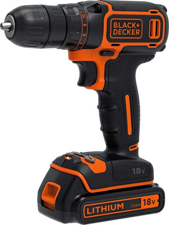 Black & Decker BDCDC18KBQW cordless drill screwdriver (Rechargeable battery operated)