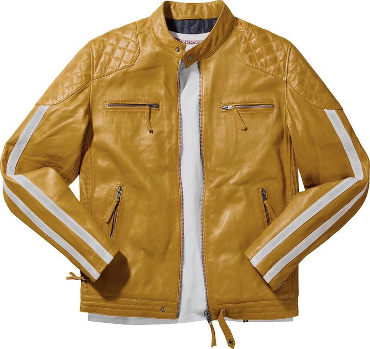 Image du produit Joe Browns Quilted Premium Leather Racer Jacket (XL)