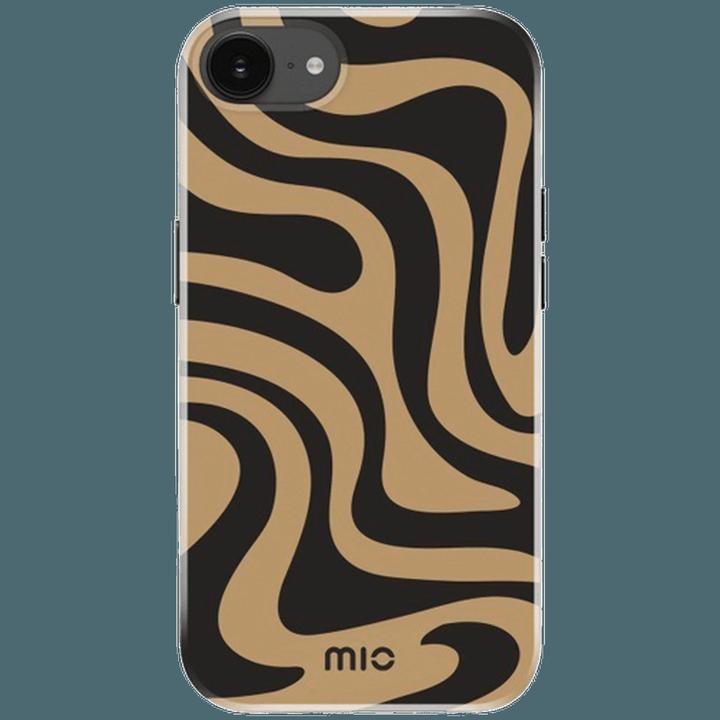 Produktbild Mio Kunststoff Back Cover Schwarz/Gold Magnetisch Apple iPhone 16e (Apple iPhone 16e)