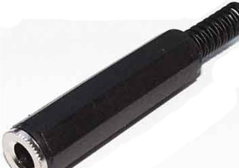 Actual product image E+P KK 2 K 6.35mm Black Audio Cable