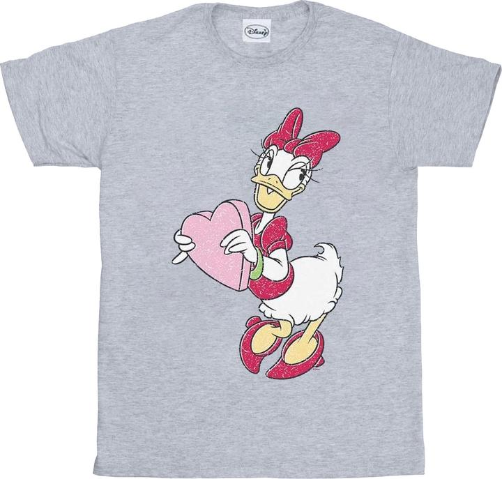 Actual product image Disney Mens Daisy Duck Love Heart T-Shirt (3XL)