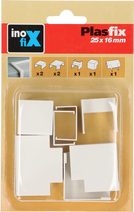 Image du produit Inofix Connecteurs Plasfix 25x16mm assortis 7 pièces (Conduit, 2.50 cm)