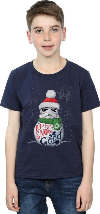 Actual product image Star Wars Boys Stormtrooper Up To Snow Good T-Shirt (140, 146)