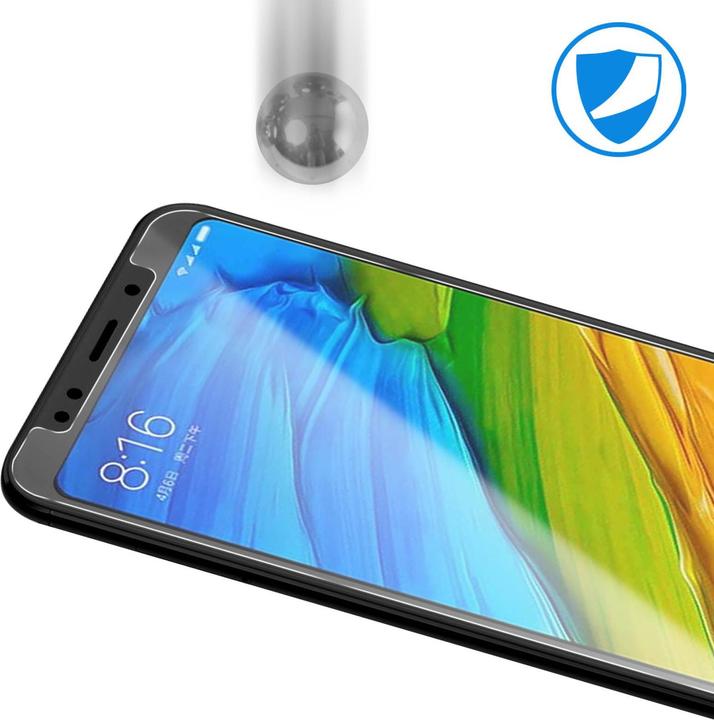 Actual product image Avizar Crystal clear film, glass screen protector (1 Piece, Xiaomi Redmi 5)