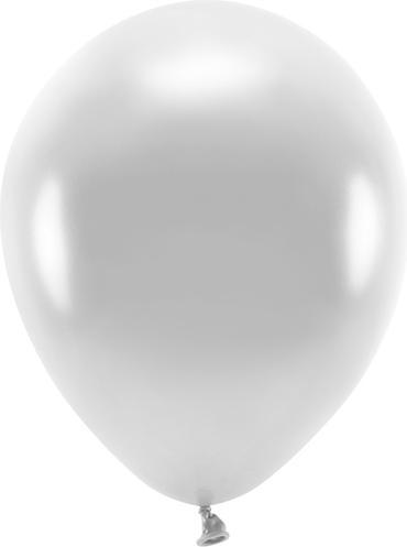 Image du produit Partydeco Ballons Eco Argent métallique