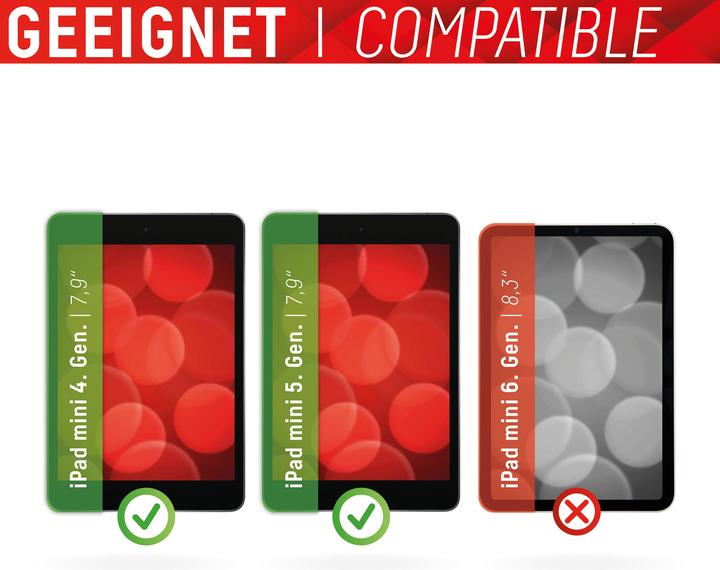 Image du produit Displex Tablet Glass, verre de protection pour tablette (1 pièce(s), iPad mini 2019 (5. Gen), iPad mini 2015 (4. Gen))