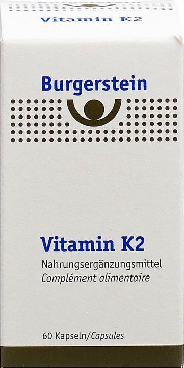 Actual product image Burgerstein Vitamin K2 (60 Piece, Capsules, 22 g)