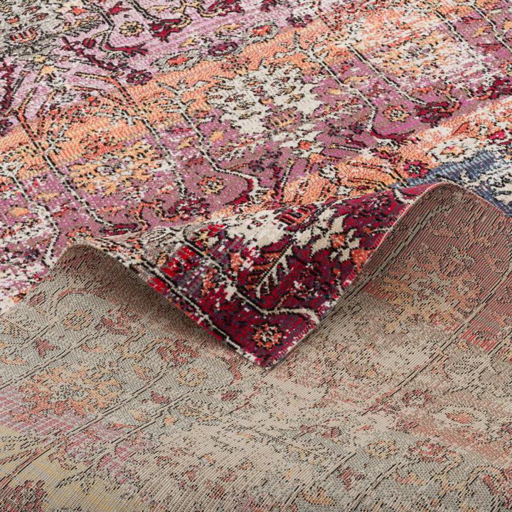 Image du produit Pergamon Kurzflor Designer Teppich Modern Vintage Orient Muster (120 x 170 cm)