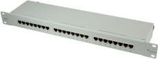 Immagine prodotto Telegärtner TELEGAERTNER Patchpanel Cat5e 24Port RJ45 1HE 48,3cm 48,30cm (19") grigio chiaro (26.11.0523)