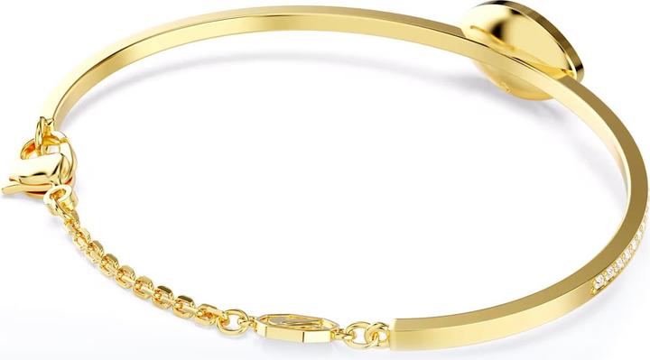 Actual product image Swarovski Symbolica bangle evil eye blue gold (17 cm, Swarovski Metal)