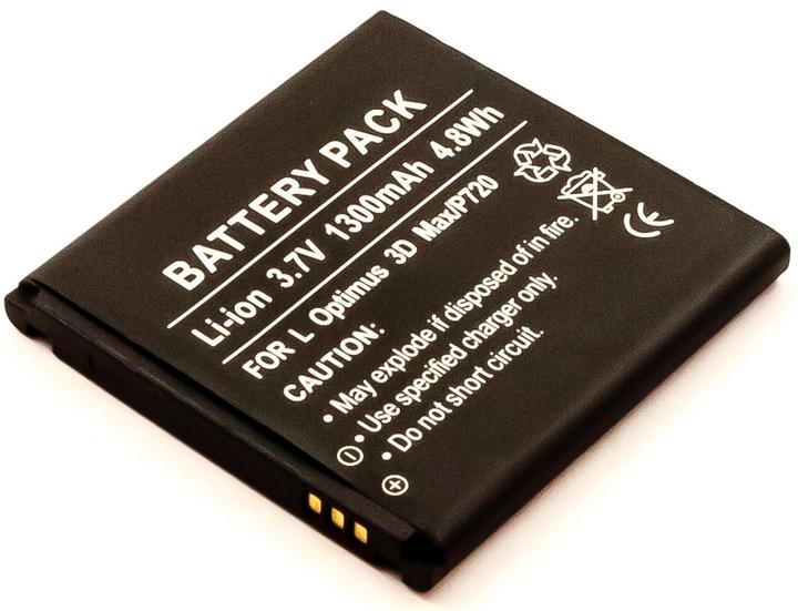 Actual product image AGI 60023 - Battery - LG - Optimus 3D Max - Black - Lithium-Ion (Li-Ion) - 1300 mAh