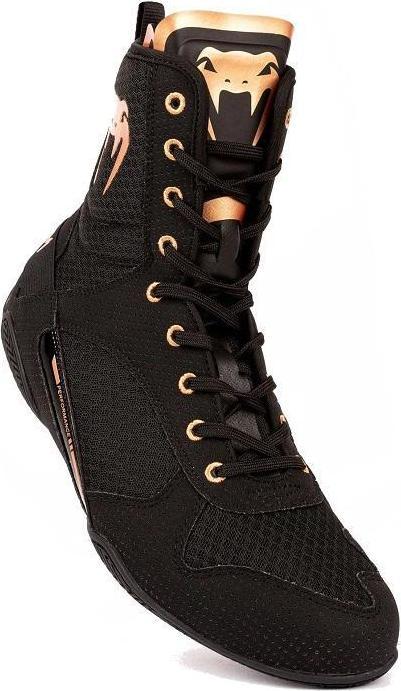 Image du produit Venum Elite Boxing Shoes – Black/Bronze - 43 (US 10) (43)