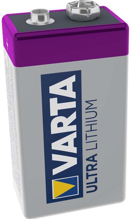 Actual product image Varta ULTRA Lithium (1 pcs., 9V Block, 1200 mAh)
