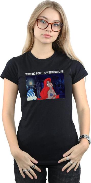 Immagine prodotto Disney The Little Mermaid Waiting For The Weekend Maglietta Donna (XL)