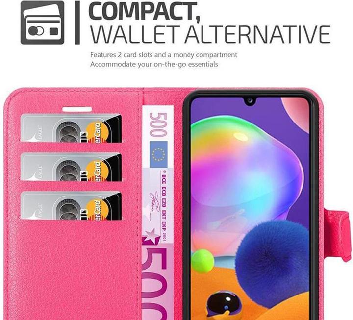 Actual product image Cadorabo Book with stand function cover (Samsung Galaxy A31)