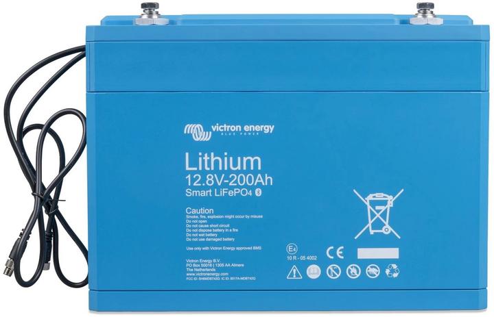 Image du produit Victron Energy Batterie LiFePO4 12.8V/200Ah - Smart (12.80 V, 200 Ah)
