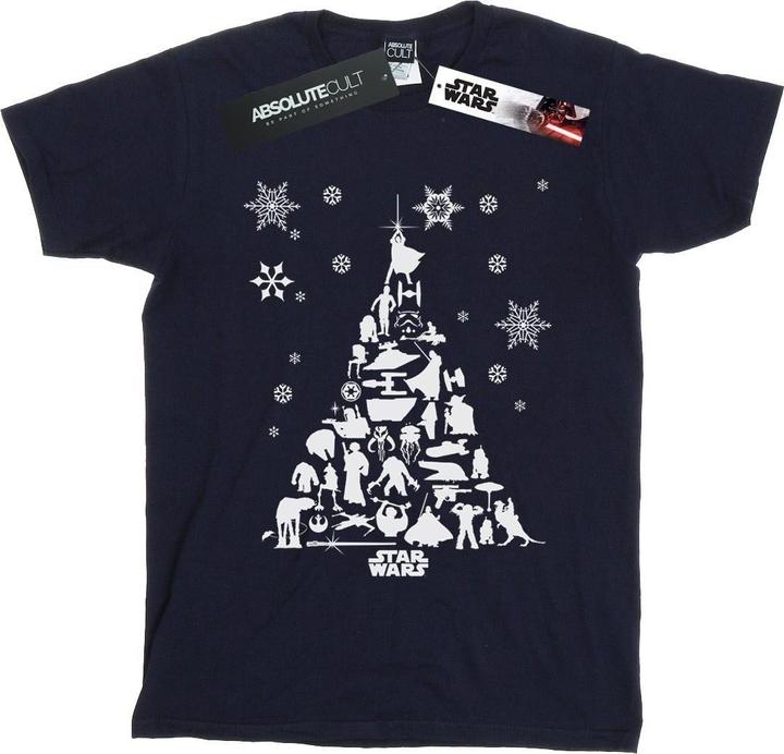 Immagine prodotto Star Wars Christmas Tree Maglietta Ampia Donna (3XL)