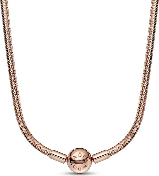 Actual product image Pandora Moments Snakes Necklace (Metal, rose gold-plated, 40 cm)