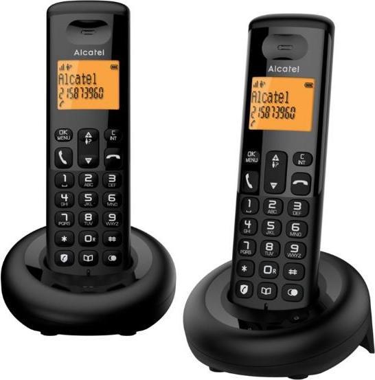 Productafbeelding Alcatel E160 Duo Zwart Draadloze DECT-telefoon