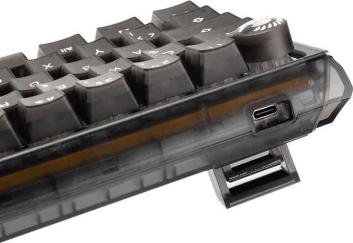 Image du produit Ducky One 3 Aura Black Mini Gaming Keyboard, RGB LED - MX-Speed-Silver (DE, Filaire)