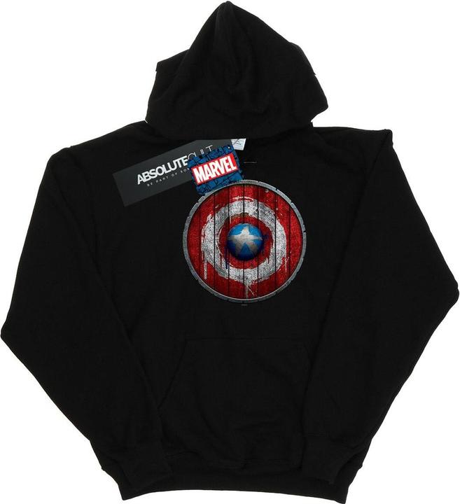 Produktbild Captain America Wooden Shield Kapuzenpullover (S)