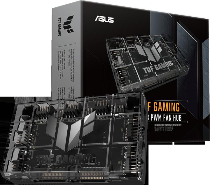 Actual product image ASUS Lüfter TUF GAMING ARGB PWM FAN HUB (6 Fan)