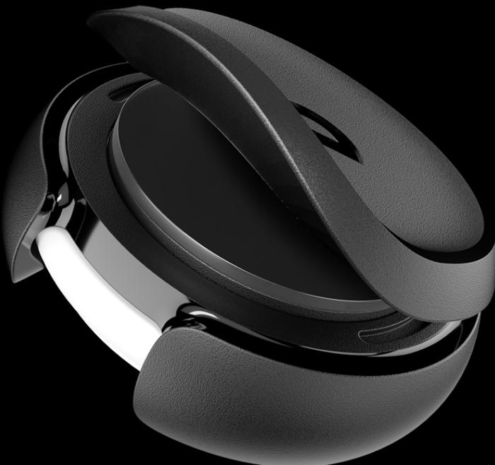 Actual product image Keybudz 2x1 AIrTag EZ Mount Black