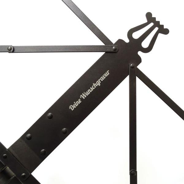 Produktbild Ruka 37855 Aluminium-Notenständer mit personalisierter Gravur