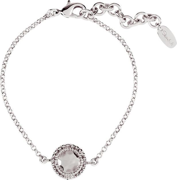 Immagine prodotto Steinkult Bracciale "Maia (20 cm, Ottone placcato argento sterling)