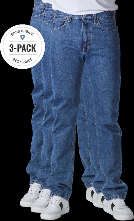 Immagine prodotto Levis 505 Jeans Straight Fit stonewash 3-Pack (W34/L34)