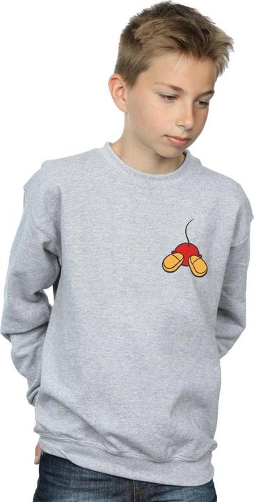 Actual product image Disney Boys Mickey Mouse Backside Breast Print Sweatshirt (116)
