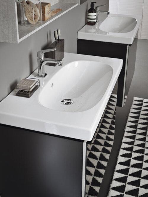 Produktbild Geberit Keramag Acanto Waschtisch Compact 500634, ohne Hahnloch, mit Überlauf, 900x420mm (500 mm, 900 mm)