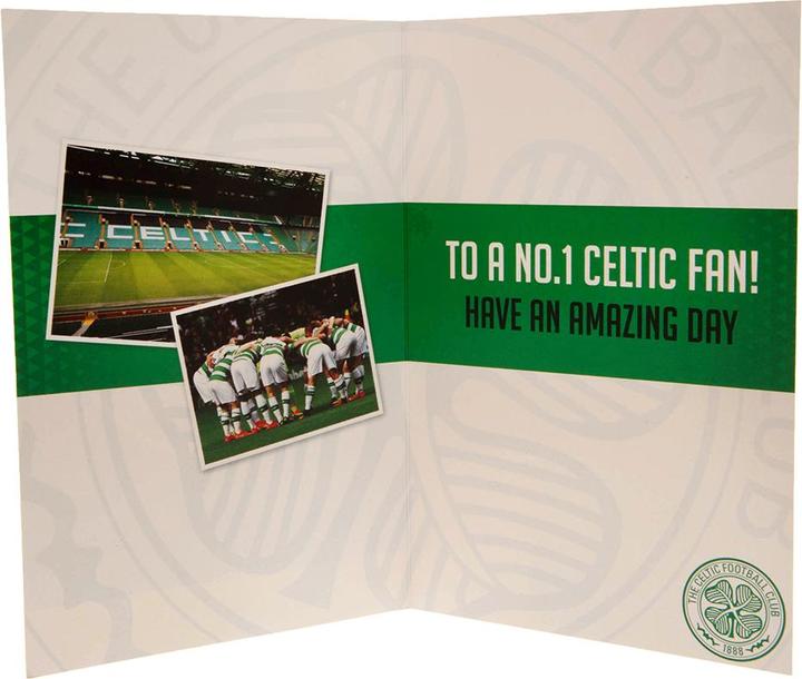 Produktbild Celtic FC Geburtstagskarte mit Aufklebern (1 Stk.)