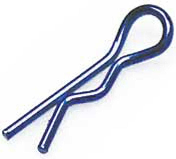 Robitronic karosserieclips metallic blau (10 stk.) splinte