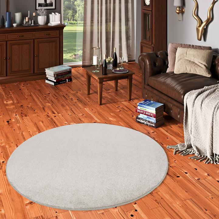 Produktbild Snapstyle Hochflor Luxus Velours Teppich Touch (Rund)