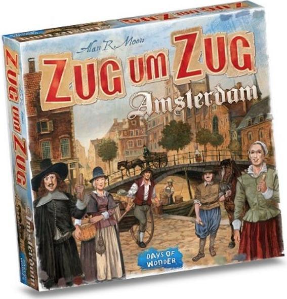 Actual product image Days of Wonder DOWD0021 - Amsterdam - Cities, train to train, 2-4 players, from 8 years (DE edition) (German)