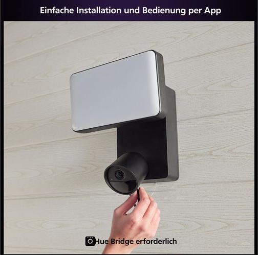 Actual product image Philips Hue Hue Secure floodlight camera (1920 x 1080 Pixels)
