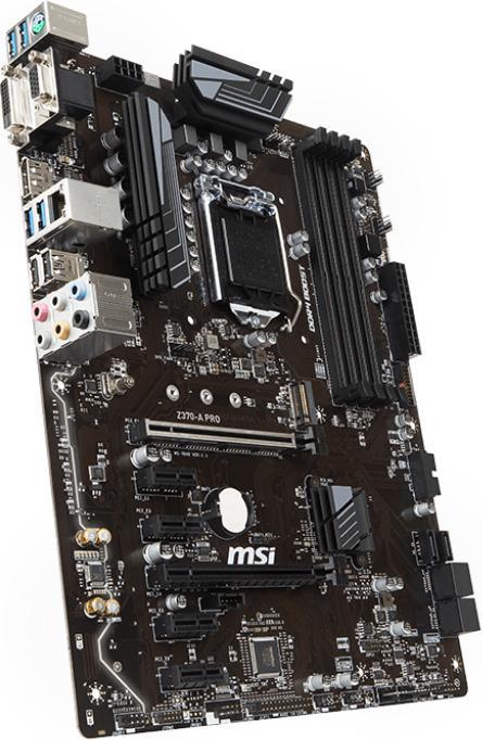 Actual product image MSI Z370-A Pro (LGA 1151, Intel Z370, ATX)