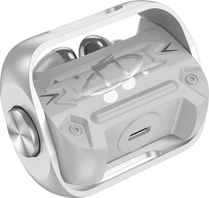 Actual product image Hoco - Wireless Earbuds (EW55) - for Gaming, Bluetooth 5.3, True Wireless - Silver