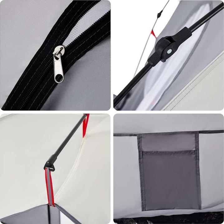 Actual product image VidaXL Beach tent 3 persons Quick Release Waterproof (beach tent, 2.55 kg, 3 persons)
