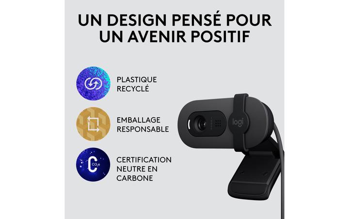 Productafbeelding Logitech Brio 105 Full HD 1080p Webcam - GRAPHITE - B2B (2 Mpx)