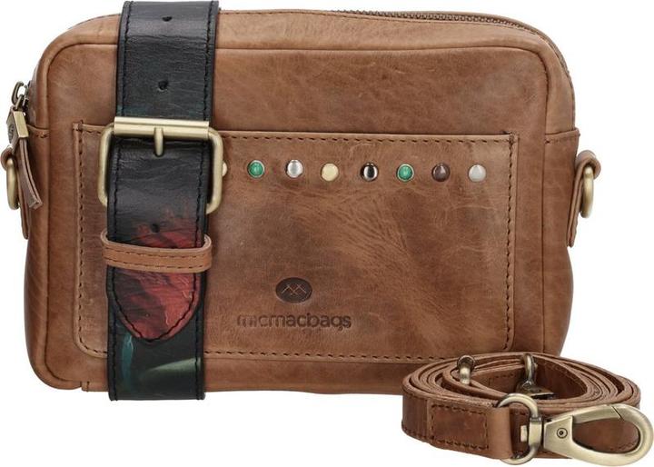 Produktbild Micmacbags Hide & Stitches Meisterwerk Umhängetasche - Sand - 100% Leder