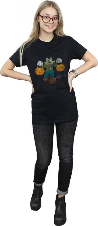 Actual product image Disney Womens/Ladies Frankenstein Mickey Mouse Cotton Boyfriend T-Shirt (L)